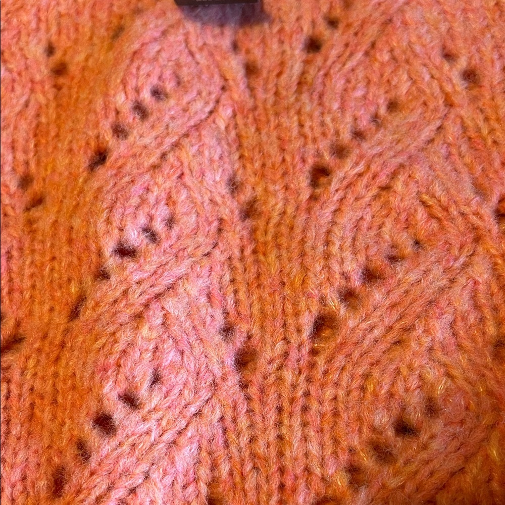 J. Crew Coral Crew Neck Sweater - Picture 3 of 6